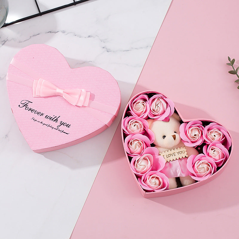 Romantic Rose Teddy Gift Box – Perfect Surprise