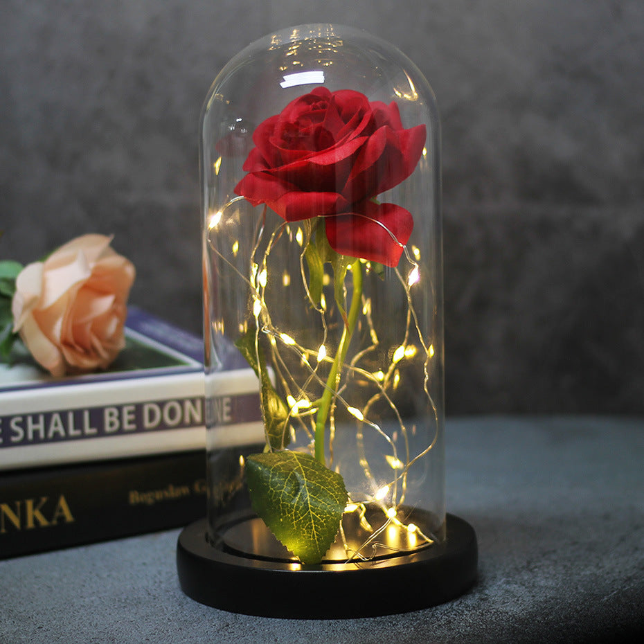 Forever Love Rose Lamp