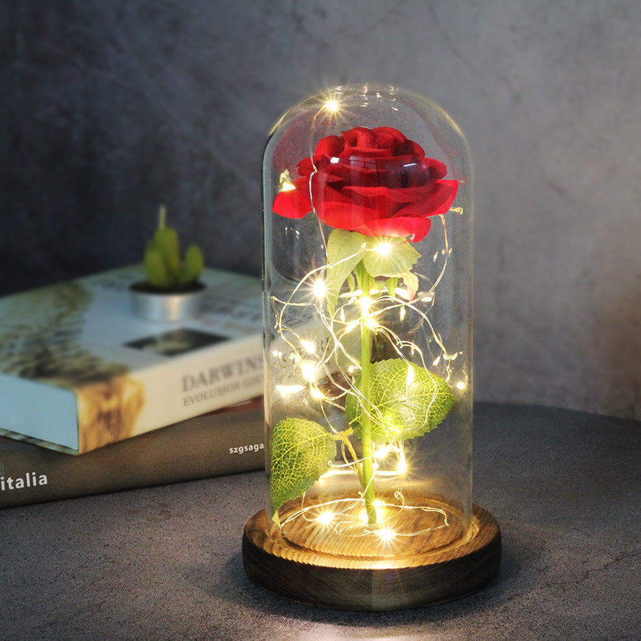 Forever Love Rose Lamp