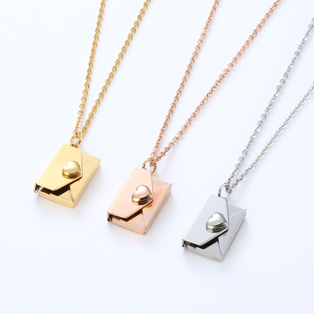 Secret Love Message Necklace – Romantic Gift