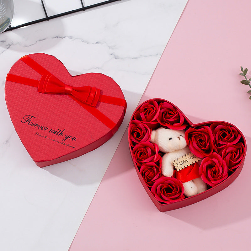 Romantic Rose Teddy Gift Box – Perfect Surprise