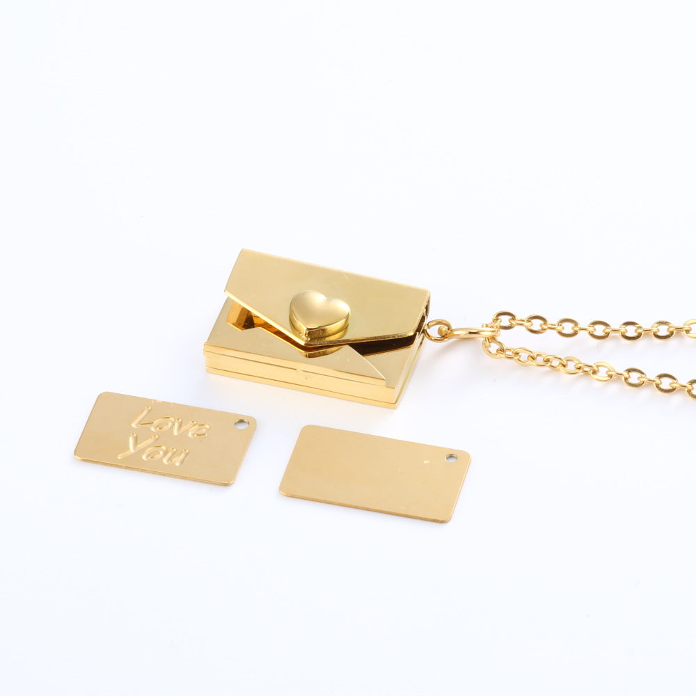 Secret Love Message Necklace – Romantic Gift