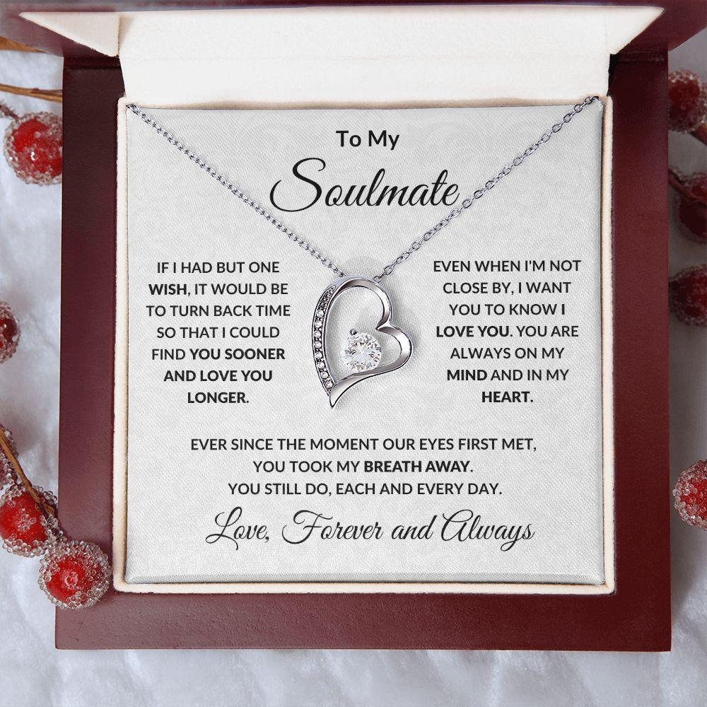 To My Soulmate Necklace – A Gift She’ll Never Forget 💖