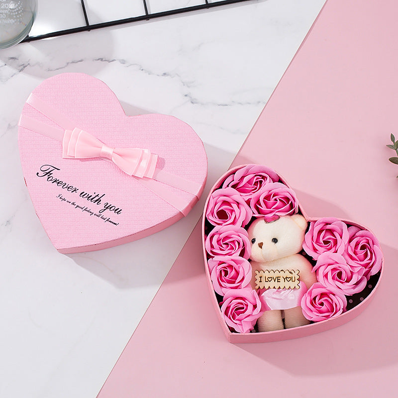 Romantic Rose Teddy Gift Box – Perfect Surprise